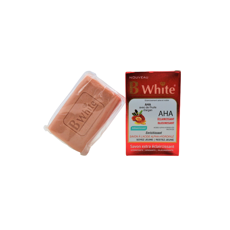 B WHITE SAVON AHA/ARGAN 200G