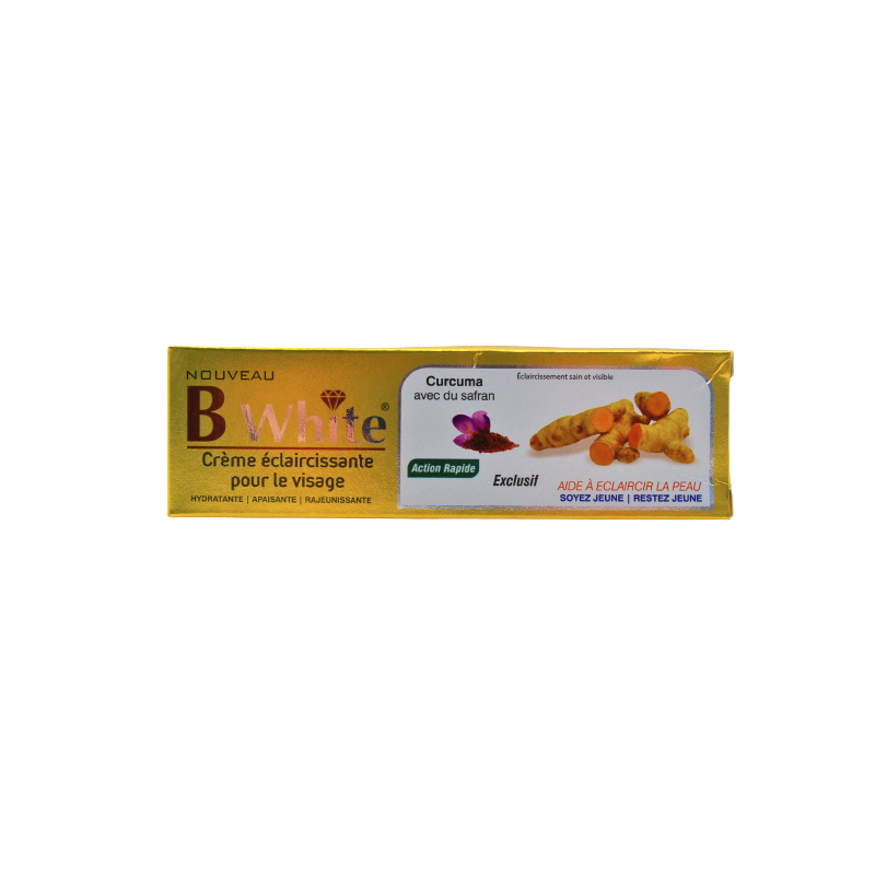 B WHITE CREME CURCUMA/SAFRAN 50G