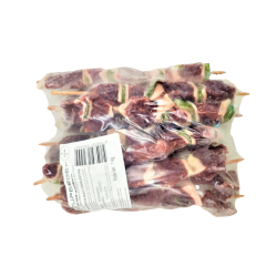 BROCHETTES DE BOEUF IQF 6X1KG