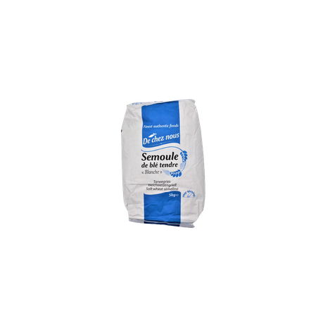 SEMOULE BLANCHE DE BLE TENDRE 5KG