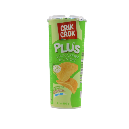 CRIK CROK PLUS CREAM/ONION 15X100G