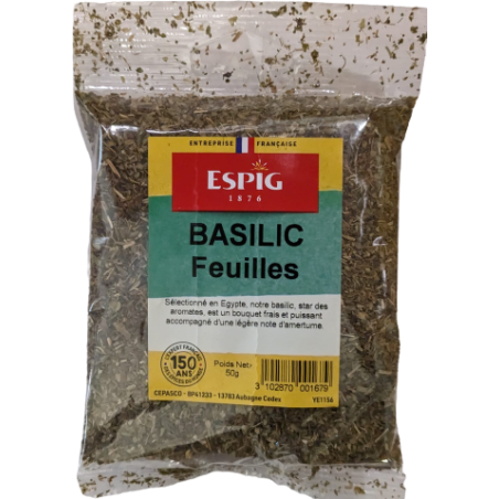 BASILIC FEUILLES ENT 20X50G