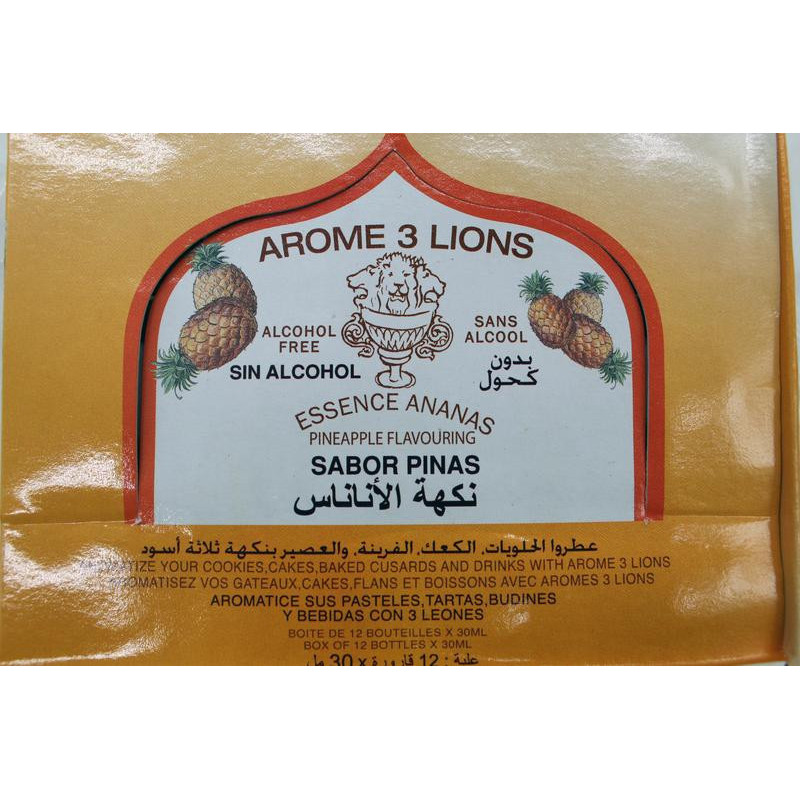 AROME 3 LIONS ANANAS 12X30ML