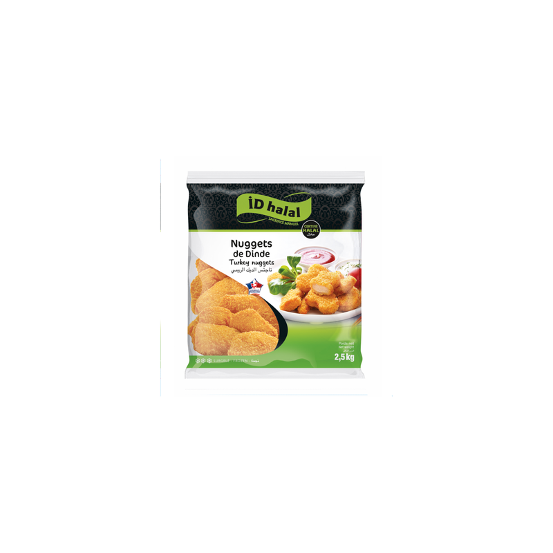 NUGGETS DE DINDE ID HALAL 2X2.5KG