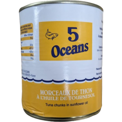 THON A L'HUILE 5OCEANS 12X800G