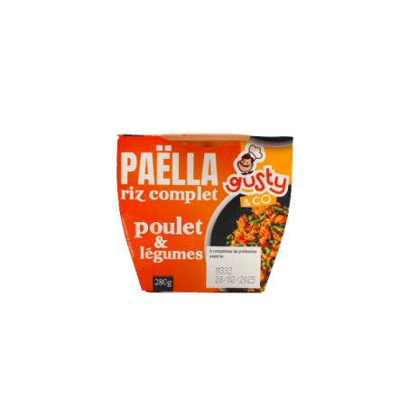 PAELLA RIZ POULET LEGUME 12X280G