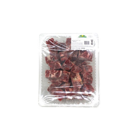 MORCEAUX BOEUF CUBES BARQ 4X2KG