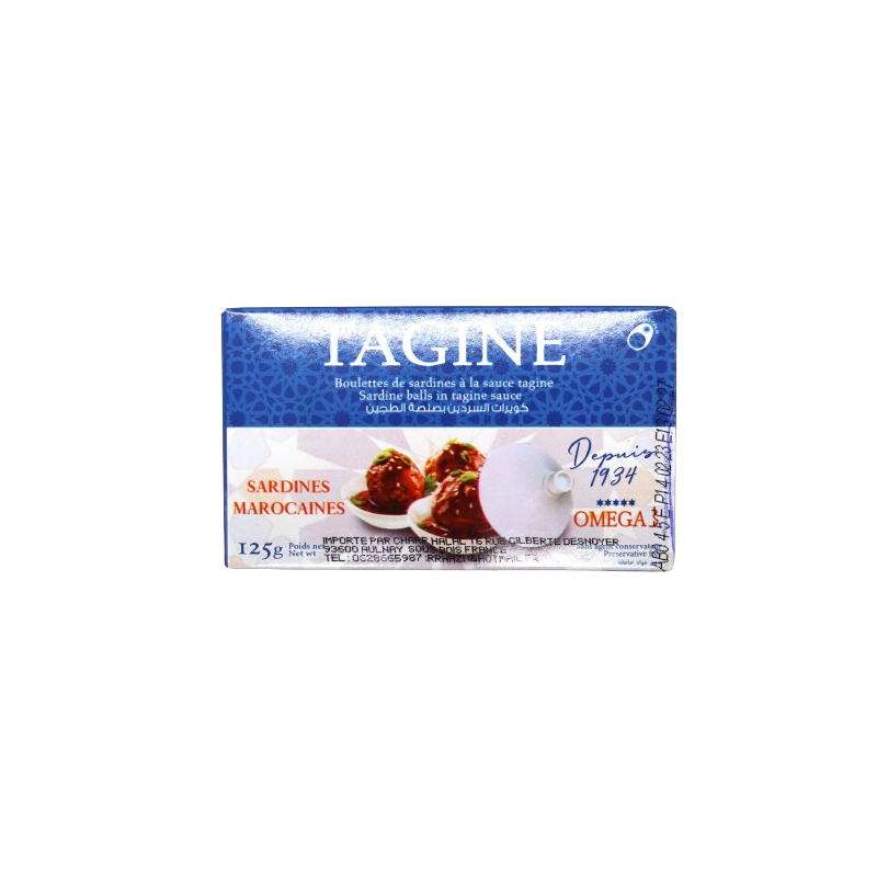 SARDINES SAUCE TAJINE 50X125G