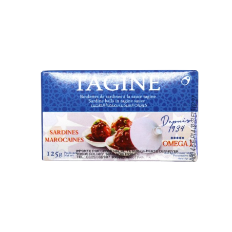 SARDINES SAUCE TAJINE 50X125G