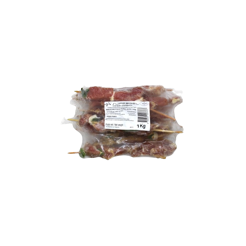 BROCHETTES DE PORC 5X1KG