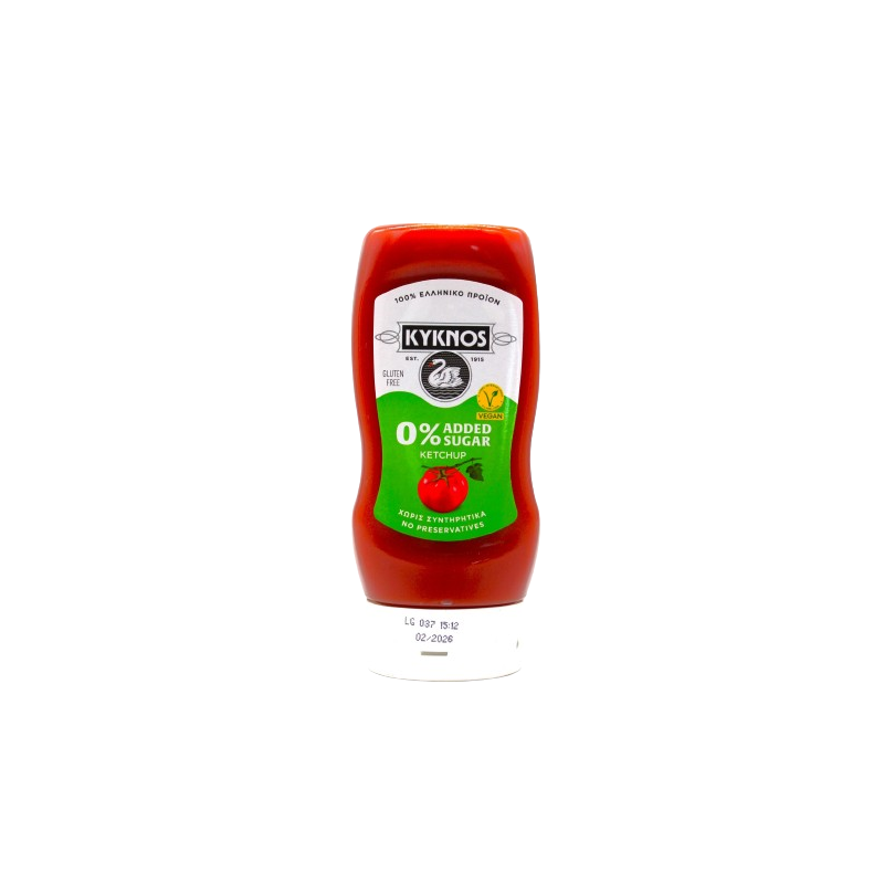 KETCHUP KYKNOS SANS SUCRE 12X360G