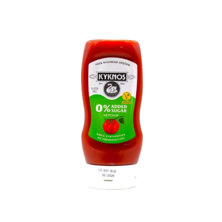 KETCHUP KYKNOS SANS SUCRE 12X360G