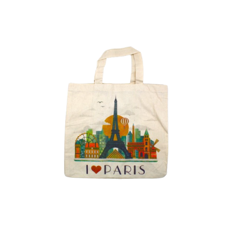 SAC CABAS COTTON PARIS VINTAGE 60P