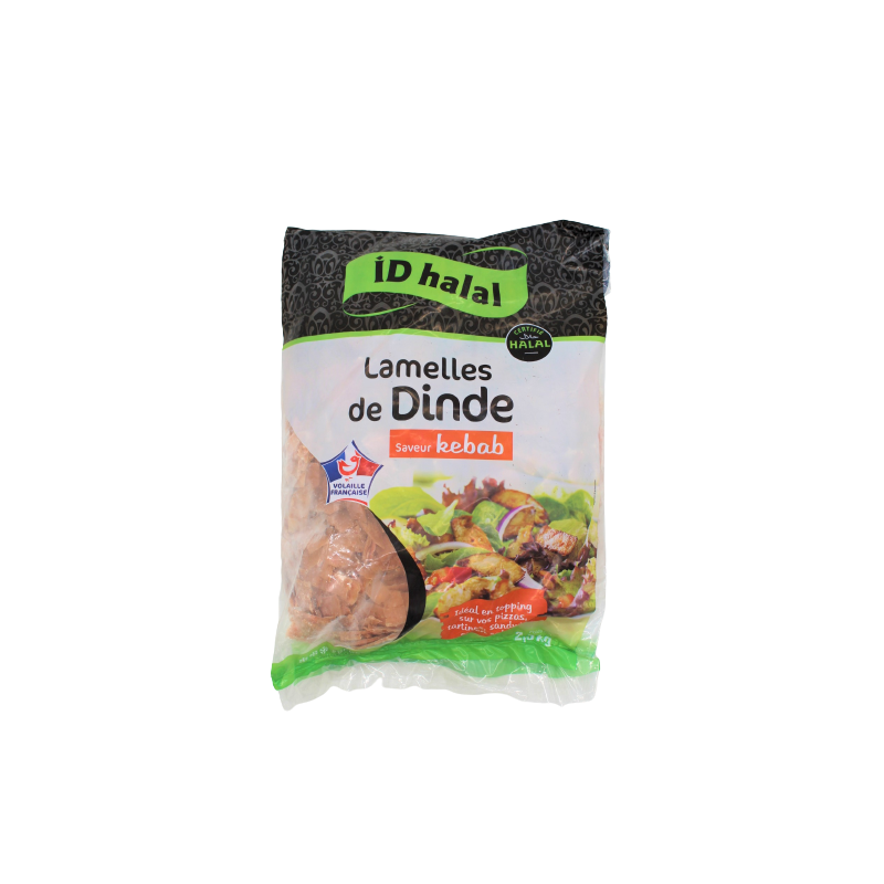 LAMELLES DINDE KEB ID HALAL 2X2.5KG