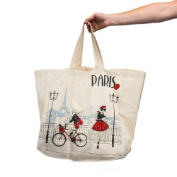 SAC CABAS COTON FASHION 57PCS