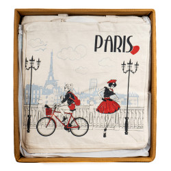 SAC CABAS COTON FASHION 57PCS