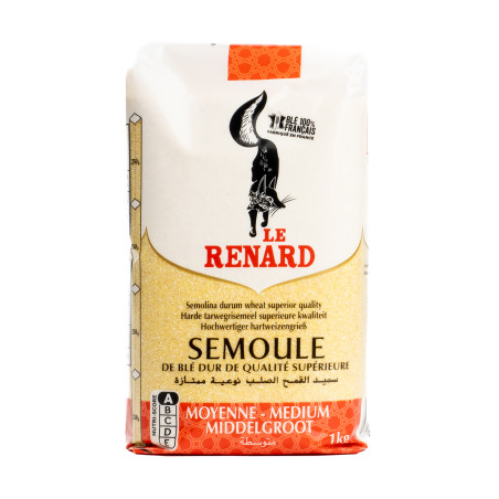 SEMOULE MOYENNE LE RENARD 10X1KG