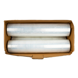 FILM TRANSPARENT 45CMX15MIC 6ROLLS
