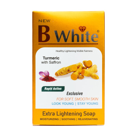 B WHITE SAVON CURCUMA/SAFRAN 200G