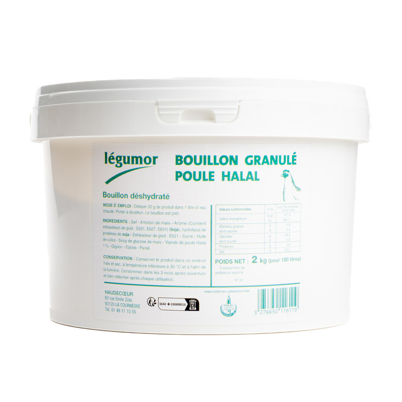 BOUILLON DE POULE HALAL 4X2KG
