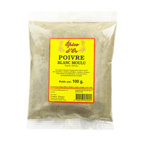 POIVRE BLANC MOULU E. 20X100G