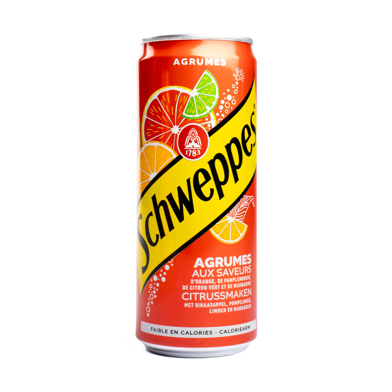 SCHWEPPES AGRUMES SLIM 24X33CL