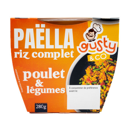 PAELLA RIZ POULET LEGUME 12X280G