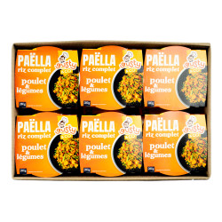 PAELLA RIZ POULET LEGUME 12X280G