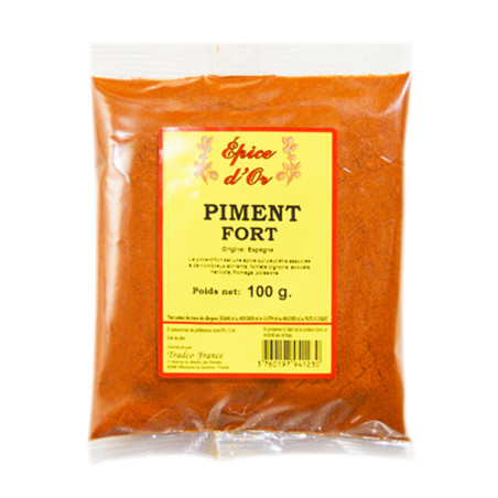 PIMENT FORT POUDRE 20X100G