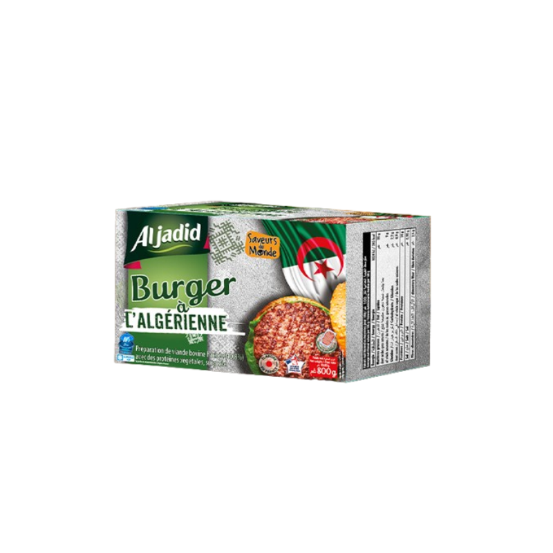 STEAK BURGER A L'ALGERIENNE HALAL ALJADID 6X800G