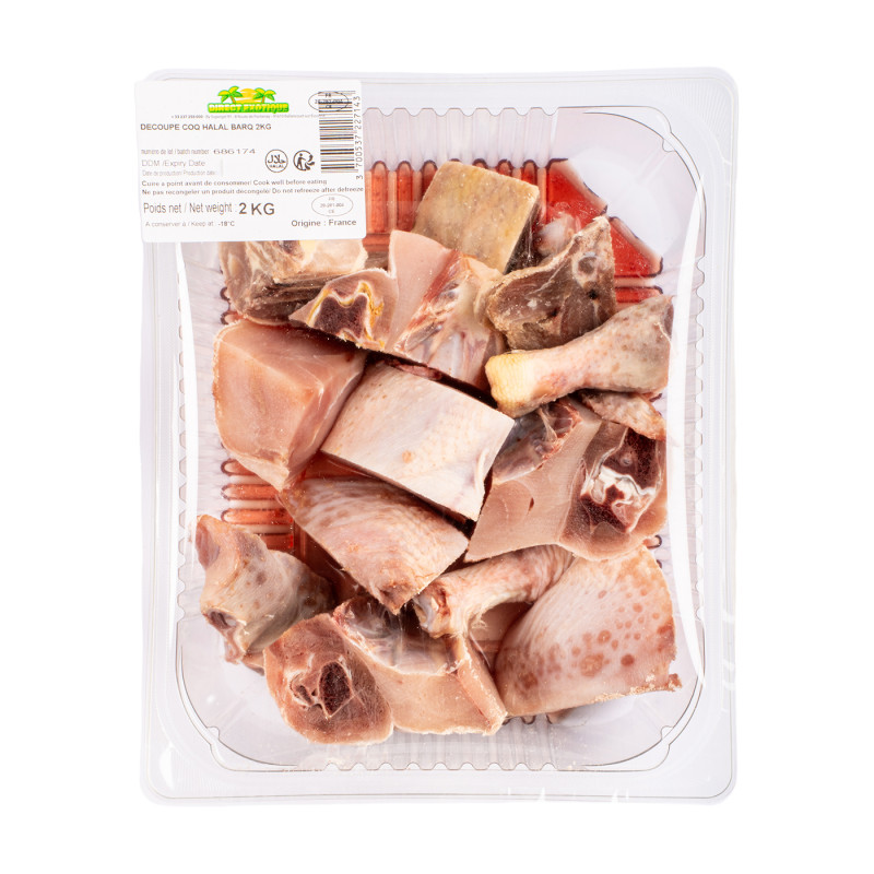 DECOUPE COQ HALAL BARQ 4X2KG