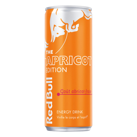 RED BULL GOUT ABRICOT-FRAISE 24X25CL