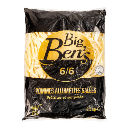 FRITE 6/6 PRE-SALEES HALAL 4X2.5KG