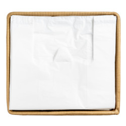 SAC BRETEL BLANC 54CM 50MIC 500PCS