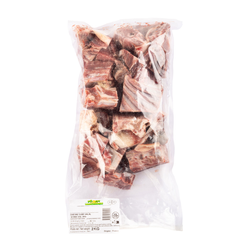CHEVRE CUBE HALAL S/VIDE 6X2KG