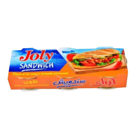 THON JOLY SANDWICH TOMATE PIMENTEE 8X80GX3