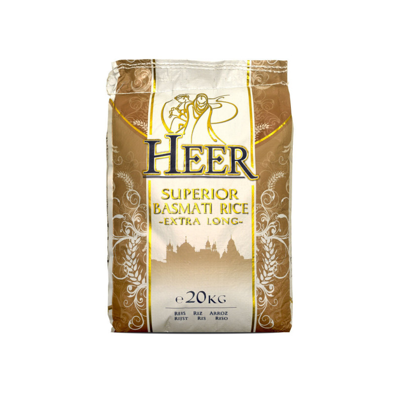 RIZ EXTRA LONG BASMATI HEER 20KG