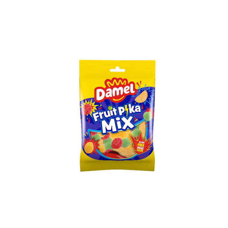 BONBON FRUITS PIKA MIX DAMEL HALAL 12X80G