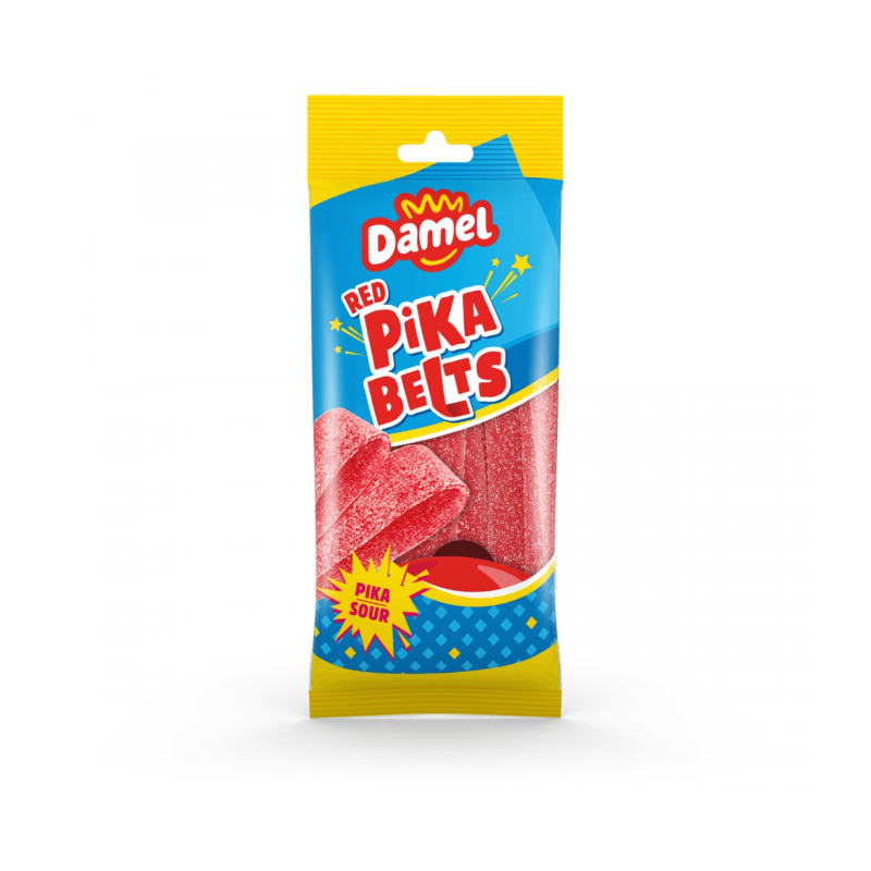 BONBON CEINTURES FRAISES HALAL DAMEL 13X90G