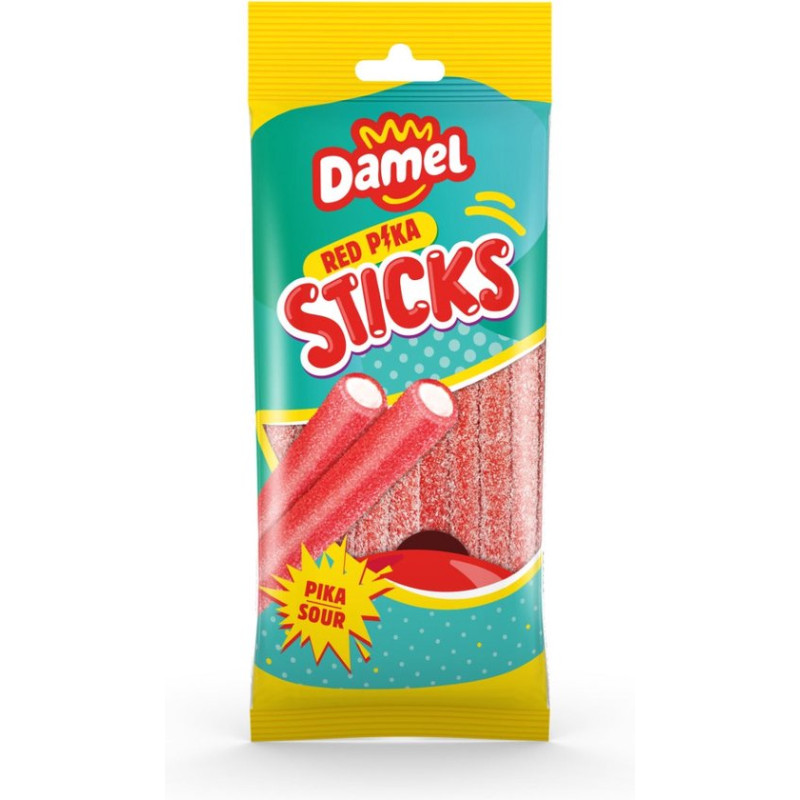BONBON BATON FRAISE ACIDE HALAL 13X90G