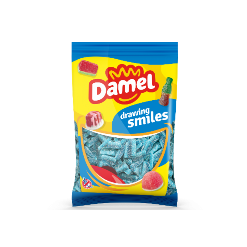 BONBON TRANCHE DE FRAMBOISE HALAL DAMEL 12X80G