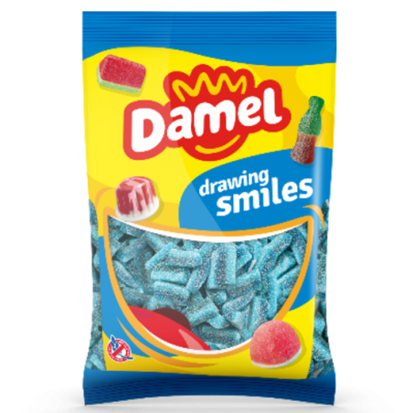 BONBON TRANCHE DE FRAMBOISE HALAL DAMEL 12X80G