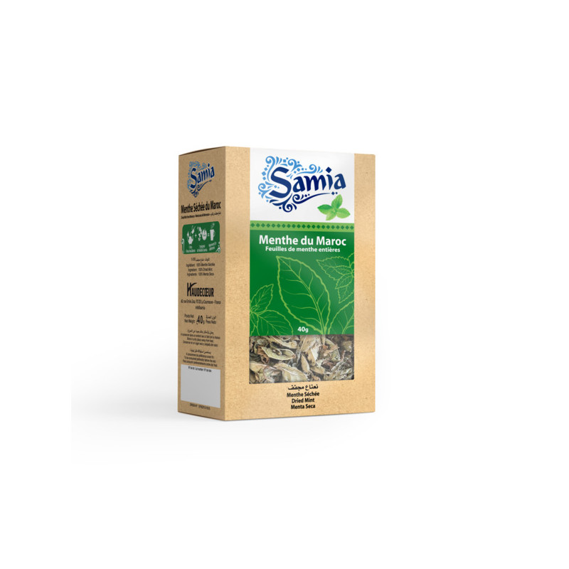 MENTHE SECHE FEUILLE 12X40G SAMIA