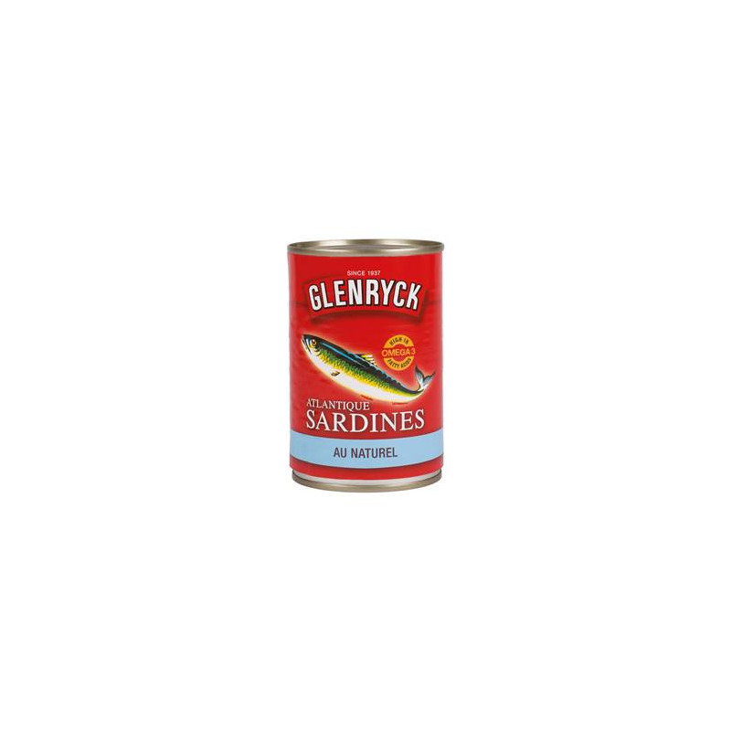 SARDINES NATUREL GLENRYCK 24X400G