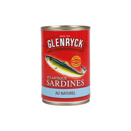 SARDINES NATUREL GLENRYCK 24X400G