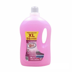 LESSIVE LIQUIDE ROSE 4X3L