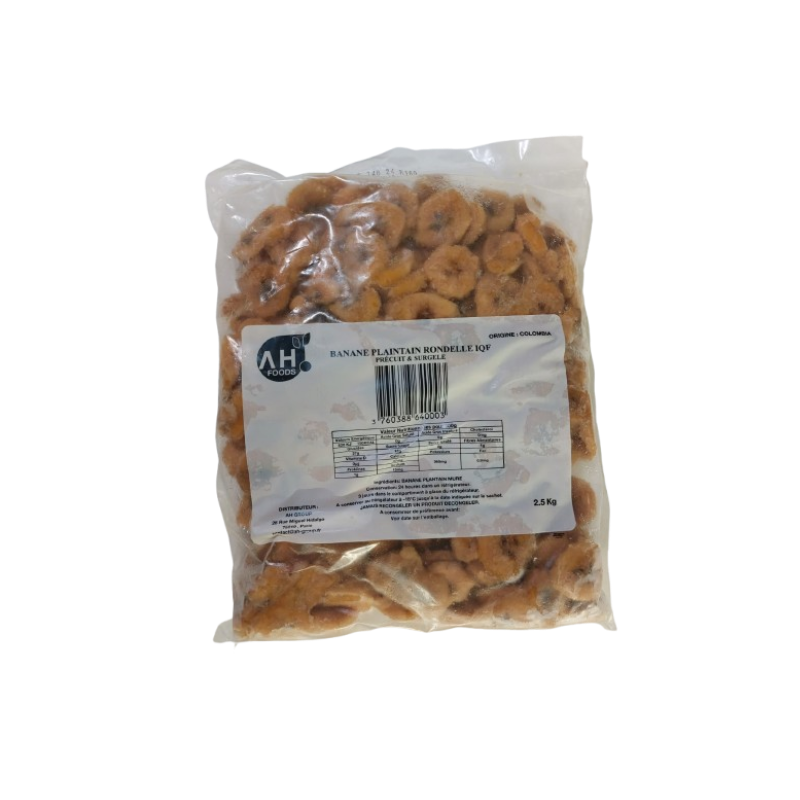 BANANE PLANTAIN RONDELLE PRECUIT 4X2.5KG