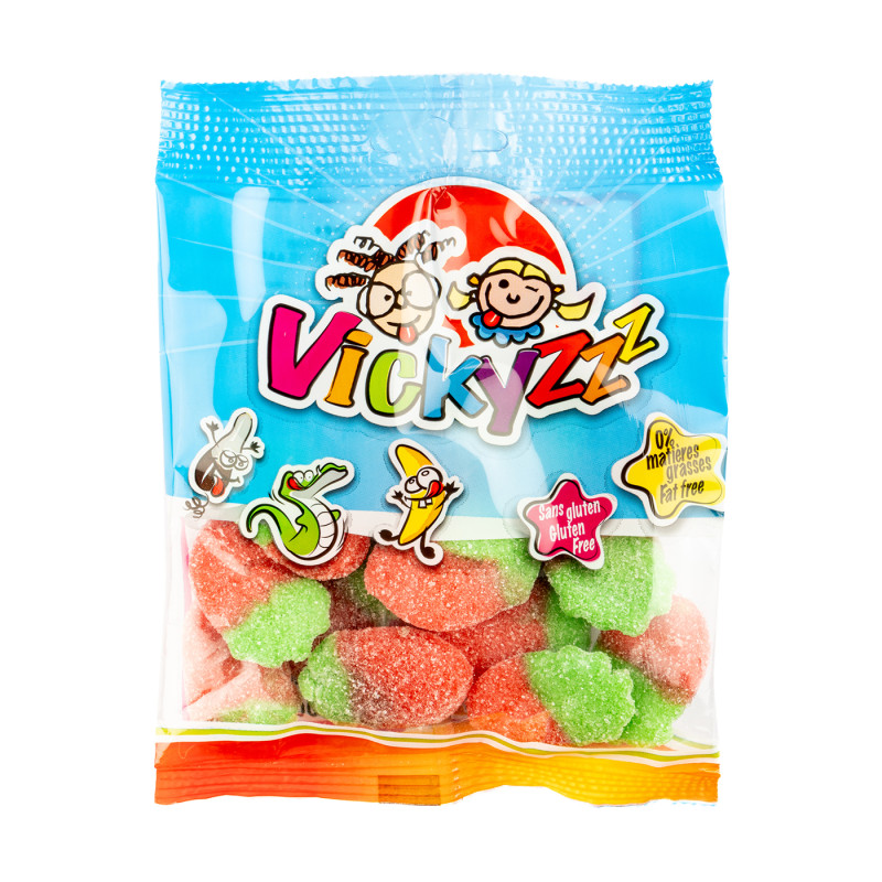 FRAISE BOIS ACIDE VICKYZ 12X100G