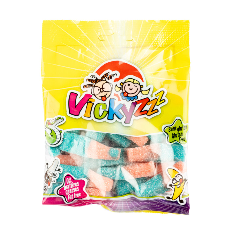 BOUTEILLES ROSES ET BLEUES 12X100G