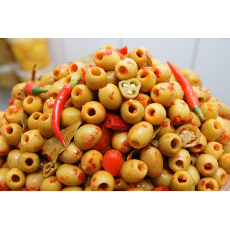 OLIVES VERTES PICANTES 8KG